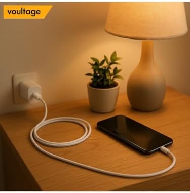 20W Type-C To Lightning Hızlı Şarj ve Veri Kablosu - Beyaz (1 Metre) - İPhone 14, 13, 12, 11, İPad Uyumlu Esnek ve Dayanıklı Şarj Kablosu
