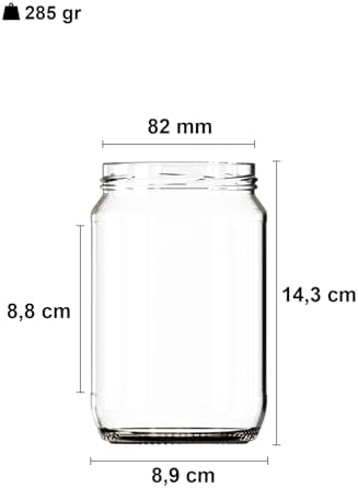 Alternative view of 720 ml Şeffaf Kavanoz 720 cc Konserve Metal Siyah Kapaklı Cam Kavanoz 6 Adet