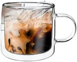 Alternative view of Çift Cidarlı Kahve, Latte, Su Bardağı, 250 ML, Cam Kupa, 1 Adet - 12128