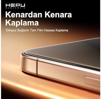 Alternative view of Hepu Armor Premium Apple Iphone Ekran Koruyucu 9H iphone 17/iphone/16 iphone 15/iphone 14/13/12/11 Tüm modeller İçin HD Ekran Koruyucu Darbelere Karşı Dayanıklı Temperli Cam (IPHONE 11/XR)