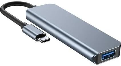 Alternative view of USB ve Type-C 4 In 1 USB 3.0 Hub Alüminyum Gövde USB Çoklayıcı Hub (Type-C Girişli)