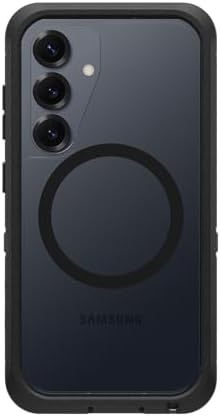 Defender Serisi XT Şeffaf Kılıf Mıknatıslı Galaxy S25 için, Darbeye dayanıklı, Düşmeye dayanıklı, Ultra Sağlam, Koruyucu Kılıf, Askeri Standartlara Göre 7x Test Edildi, Şeffaf/Siyah - Görsel 2