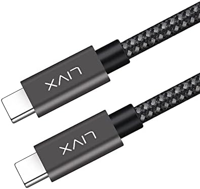 Solid 100W 5A Type C to Type C Hızlı Şarj ve Data Kablosu Halat Örgülü Space Gray MBT (2 Metre) - Görsel 3
