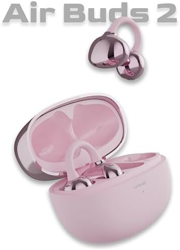 Mioji Air Buds 2 Kablosuz 5.4 IOS Android Windows PC ve Tüm Telefonlar ile Uyumlu Bluetooth Kulaklık - Pembe - Görsel 3