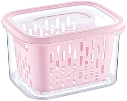 6'lı Süzgeçli Fresh Saklama Kabı Seti 1.6 Lt Plastik Saklama Set 6 Adet - Görsel 3