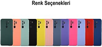 Oppo A5 2020 ile Uyumlu Kapak ile Uyumlu İçi Kadife Kamera Korumalı Lansman Silikon Kılıf - Siyah