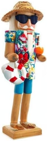 Kurt Adler Plaj Santa Fındıkkıran, 38 cm Boyunda - Görsel 3
