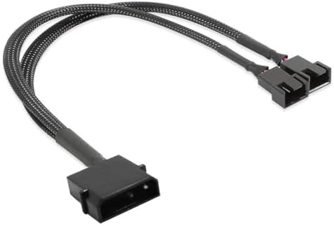 Fan Çoklayıcı 2 Port Y Pwm 4 Pin Splitter Çoklayıcı Switch Kablosu 5025 - Görsel 3
