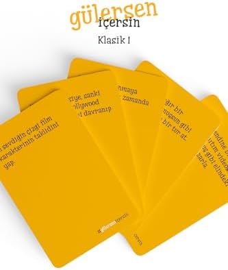 Zigzag Games Gülersen İçersin Klasik 1, Parti ve Arkadaş Oyunu, Ceza Kartları, 12+ Yaş - Görsel 3