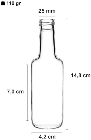 Alternative view of 100 ml Şeffaf Standart Sosluk 100 cc Sızdırmaz Kapaklı Cam Şişe (20)