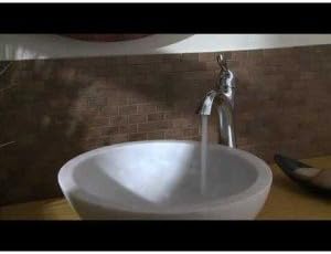 Alternative view of Eva One-Handle High Arc Bathroom Faucet, Brushed Nickel (6400BN)