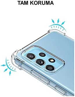 Galaxy M21 Şeffaf Airbag Antishock Köşe Korumalı Silikon Kılıf - Görsel 3