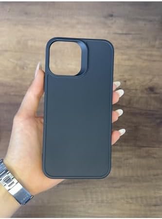 Silikon Kılıf XFab Siyah iPhone 14 Pro Max ile uyumlu