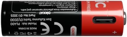 PL1400, AAA, Şarjlı Pil, 1.5VOLT, 400MAH/750MWH, Type-C Ile Kolay Şarj, 2 Li Paket
