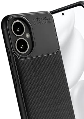Honor 400 ile Uyumlu Silikon Kılıf TPU Negro Silikon Ultra Slim Fit Kılıf İle Uyumlu Karbon Delux kılıf Siyah