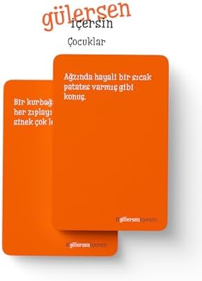 Alternative view of Gülersen İçersin Çocuklar Parti Oyunu, Kahkaha Garantili Arkadaş Oyunu, Aile Eğlence Oyunu