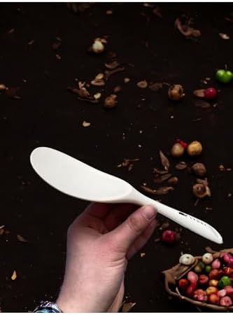 Sert Uçlu Isıya Dayanıklı Silikon Kaşık Seti, 28 cm-22 cm-20 cm, Krem - Görsel 2