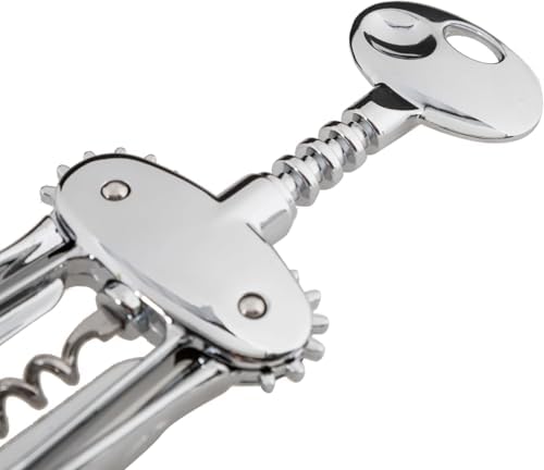 Metal Tirbuşon Şarap Açıcı – 304 Paslanmaz Çelik Mantar Kapak Açacağı, Dayanıklı ve Ergonomik Şarap Açma Aparatı - Görsel 3