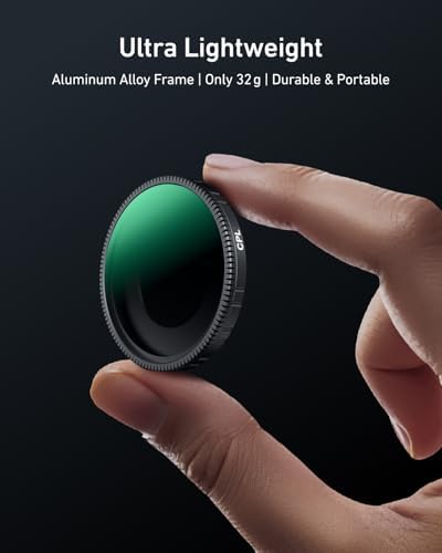 TELESIN CPL ND Filtre Kiti DJI Osmo Nano için, CPL ND8 ND16 ND32 Filtre+Temperli Cam Ekran Koruyucu, Nötr Yoğunluk ve Polarize Filtreler, HD Optik Cam, Vlog/Seyahat için Eylem Kamera Aksesuarları - Görsel 2