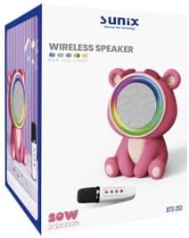 Alternative view of 20W 2400 Mah Karaoke Mikrofonlu Ayıcık Bluetooth Haparlör BTS-253