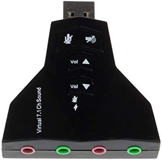 4931 7.1 7 Kanal Mikrofon Destekli Çift Girişli Çevirici Harici USB Ses Kartı - Görsel 3