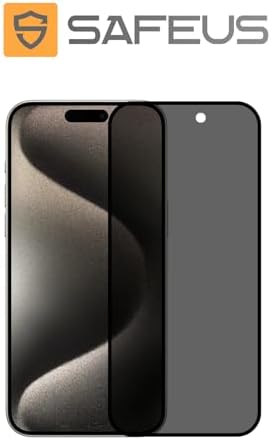 Tam Kaplayan Hayalet Parmak İzi Bırakmayan Safir Ekran Koruyucu Cam, iPhone 15 Pro Max İle Uyumlu - Görsel 3