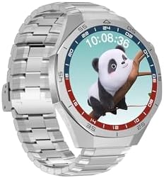 Amoled Ekran 48mm Metal ve Silikon Kordonlu Akıllı Saat Gri WT6 Pro - Görsel 3