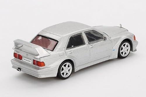 Mini GT 1/64 Mercedes-Benz 190E 2.5-16 Evolution II Astral Silver - Blister Paket MGT00852-BL - Görsel 3