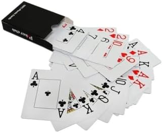 Alternative view of Mavi Pvc Plastik Su Geçirmez Jumbo Blackjack iskambil Oyun Kağıdı cin642mv