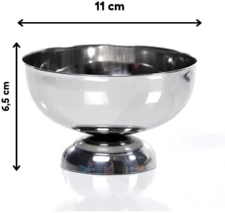 Çelik Pilav ve Helva Kalıbı, Yuvarlak, 2'li Set, Büyük 11 cm ve Orta 9.5 cm - Görsel 3