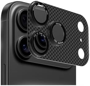 Alternative view of Senon Apple iPhone 17 Pro Max İçin Zore CL-21 KArbon Kamera Lens Koruyucu (Siyah)