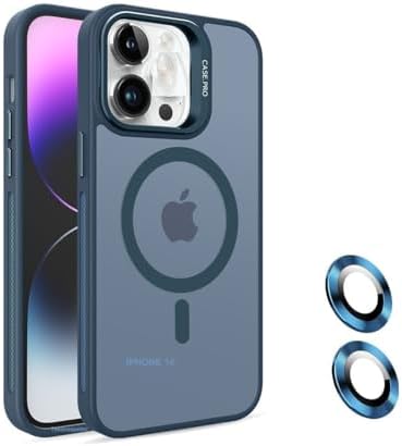 iPhone 16 Kamera Korumalı Standlı Kılıf Magsafe ile Uyumlu Açılır Kamera Standlı Manyetik iphone 16 Kılıf Lens Korumalı Set Darbeye Karşı Korur iphone 16 lens (Deniz Mavisi) - Görsel 3