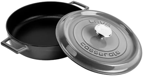 Metal Premium Serisi - Döküm Çok Amaçlı Tencere, Yuvarlak, 28 cm, Majolik Gri - Görsel 3