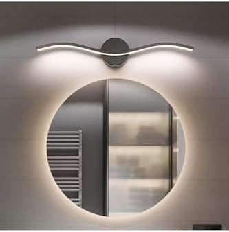 Alternative view of Fer Avize Diana Modern Tasarım Siyah Renk Gün Işığı Ledli Banyo - Mutfak - Salon Led Duvar Aplik