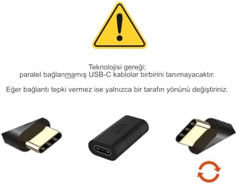 Spelt USB 3.1 Type C Dişi Dişi Adaptör Çevirici Şarj ve Data Uzatma