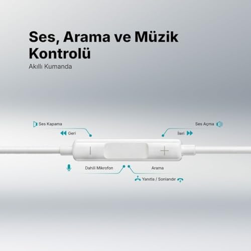 Pop 3 Classic 3.5mm Stereo Mikrofonlu Kulakiçi Kablolu Kulaklık Siyah 2KMM19S