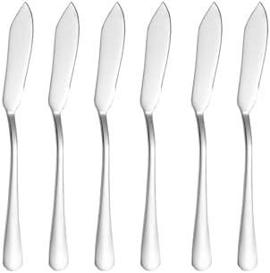 Alternative view of 1010 Çelik 6 Adet Silver Renk Sofra Balık Kesme Bıçağı cin742by-6