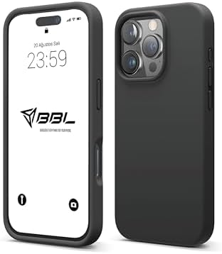 iPhone Kılıf İnce Sıvı Silikon 3 Katmanlı Tam Kaplamalı Yumuşak Jel Kauçuk Kılıf Kapak (Siyah, iPhone 16 Pro) - Görsel 3