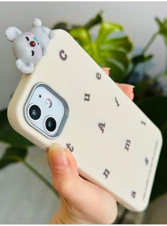 Iphone 11 ile Uyumlu 3d Oyuncaklı Koala Tasarımlı Yumuşak Silikon Kılıf