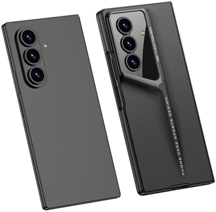Senon Galaxy Z Fold 7 Kılıf Ultra İnce Kamera Korumalı Sert Rubber Zore Procase Kapak (Siyah) - Görsel 3