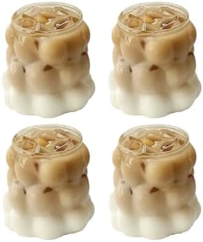 Şeffaf Kabarcıklı Cam Bardak 7 cm, Kalın Cam Mini Su, Kahve, Kola ve Meşrubat Bardağı, 4’lü Set, Dayanıklı, Modern, Ergonomik Tasarım, Kahve Yanı Üzüm Bardak. - Görsel 3