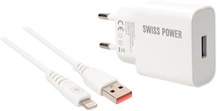 Alternative view of Swiss Power 18w 3.0 Lightning ile Uyumlu Hızlı Şarj Seti SWS-A1 - Beyaz