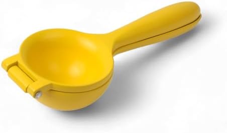 Paslanmaz Çelik Statik Boyalı Limon ve Narenciye Sıkacağı | Ergonomik ve Dayanıklı | 24cm (SARI) - Görsel 3