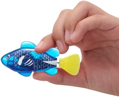 Robo Alive Robo Fish Robotik Yüzme Balığı (Mavi + Kırmızı) ZURU Water Activated, Renk Değiştirir, Pillerle Birlikte Gelir, Amazon'a Özel (2'li Paket) Seri 3 - Görsel 3
