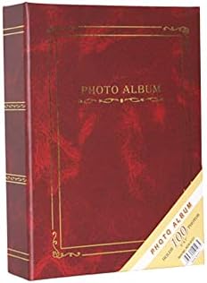 13x18cm 100 Fotoğraf Kapasiteli Ciltbezli Lüks Fotoğraf Albümü (BORDO)