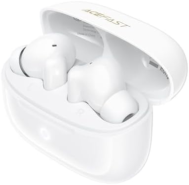 Acefast W7 Bluetooth Kulak İçi Kulaklık - ENC Özellikli - Toplam 24 Saat Çalma Süresi - Beyaz (Acefast Türkiye Garantili)