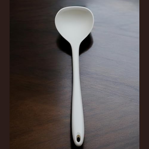 Alternative view of Silikon Çorba Kepçesi - 29,5 CM Krem Renkli Özel Seri