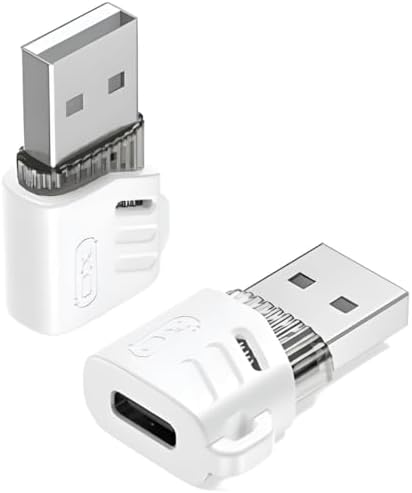 XO USB-A Erkek - Type-C Dişi Dönüştürücü Adaptör NB256D, Veri ve Şarj Destekli, 5gr, Beyaz - Görsel 3