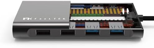 11-in-1 USB-C Hub ve Çoklayıcı | HDMI, VGA, Ethernet ve 100W PD | MacBook ve USB-C Laptoplar için Profesyonel Hub Gri