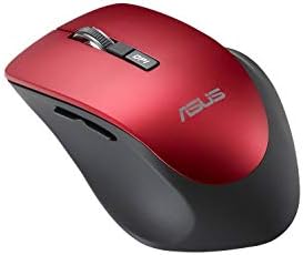 Asus WT425 Kablosuz Optik Sessiz Tıklama Özellikli Kırmızı Mouse - Görsel 3